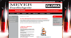 Desktop Screenshot of meyer-feuer.de